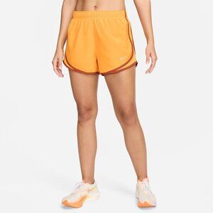 NWT Nike Tempo Fashion Brief Lined Orange Running Shorts